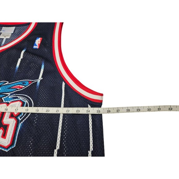 VTG Reebok Authentic Houston Rockets Steve Francis SIGNED Jersey Blue Size 48 - Picture 15 of 16
